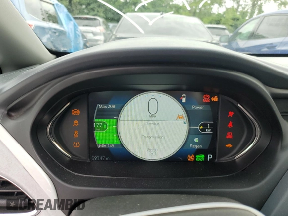 2017 Chevrolet Bolt EV Premier with VIN 1G1FX6S03H4152387, listed as a Copart auction lot 62665555 with 59,747 mi miles and Clean title. Bid and sale history available at DreamBid. Image 9.