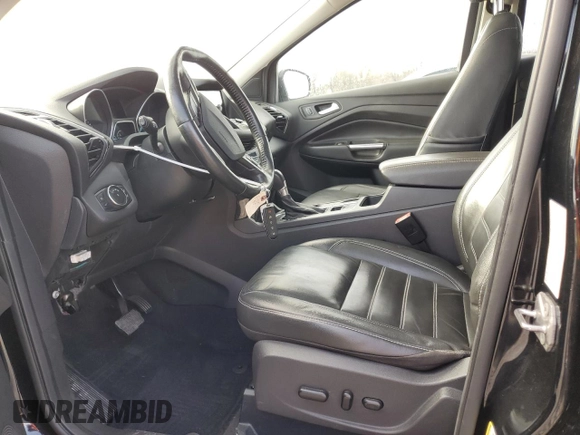 2017 Ford Escape Titanium with VIN 1FMCU0J92HUB12281, listed as a Copart auction lot 49615875 with 126,590 mi miles and Salvage Title. Bid and sale history available at carsss.com. Image 7.