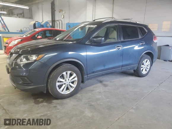 2016 Nissan Rogue S with VIN KNMAT2MT7GP621099, listed as a Copart auction lot 54952795 with 153,300 mi miles and Clean Title. Bid and sale history available at carsss.com. Image 1.