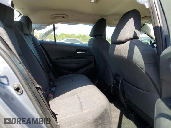 2021 Toyota Corolla LE with VIN 5YFEPMAE0MP261630, listed as a Copart auction lot 54869355 with 65,642 mi miles and Salvage Title. Bid and sale history available at DreamBid. Image 10.