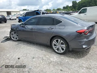 2022 Acura TLX Technology with VIN 19UUB5F45NA002431, listed as a Copart auction lot 63134745 with 41,316 mi miles and Salvage title. Bid and sale history available at DreamBid. Image 2.