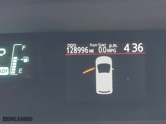 2013 Toyota Prius c One with VIN JTDKDTB31D1531200, listed as a IAAI auction lot 41685835 with 128,996 mi miles. Bid and sale history available at carsss.com. Image 15.