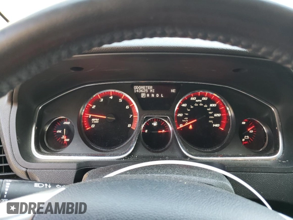 2014 GMC Acadia SLE with VIN 1GKKRPKD5EJ163756, listed as a Copart auction lot 53619795 with 143,625 mi miles and Salvage title. Bid and sale history available at DreamBid. Image 9.