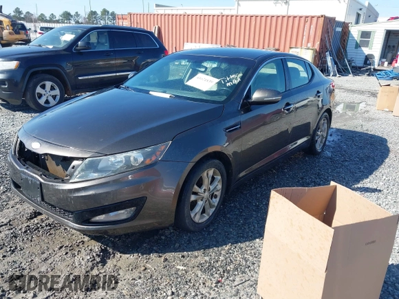 2013 Kia Optima EX with VIN 5XXGN4A74DG174838, listed as a IAAI auction lot 41621839 with 227,173 mi miles. Bid and sale history available at carsss.com. Image 2.