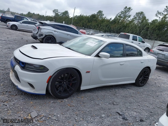 2020 Dodge Charger Scat Pack with VIN 2C3CDXGJ9LH114575, listed as a IAAI auction lot 41682792 with 137,321 mi miles. Bid and sale history available at carsss.com. Image 14.