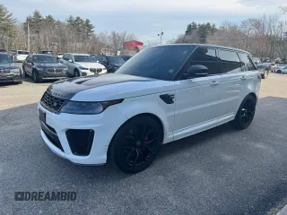 2018 Land Rover Range Rover Sport SVR with VIN SALWZ2SE7JA198973, listed as a Copart auction lot 56854275 with 68,909 mi miles and Clean title. Bid and sale history available at DreamBid. Image 2.