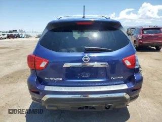 2017 Nissan Pathfinder Platinum with VIN 5N1DR2MNXHC613306, listed as a Copart auction lot 62641485 with 161,737 mi miles and Salvage title. Bid and sale history available at DreamBid. Image 6.