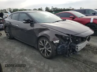 2016 Nissan Maxima SL with VIN 1N4AA6AP7GC434902, listed as a Copart auction lot 58396055 with 107,714 mi miles and Salvage title. Bid and sale history available at DreamBid. Image 4.