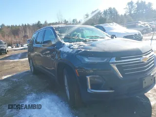 2022 Chevrolet Traverse LT Leather with VIN 1GNERHKW3NJ134490, listed as a IAAI auction lot 41197723 with 54,988 mi miles. Bid and sale history available at carsss.com. Image 1.