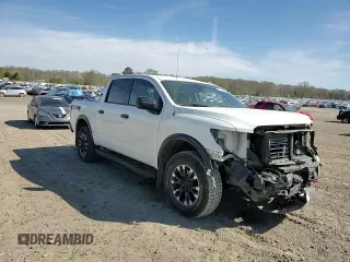 2021 Nissan Titan Pro-4X with VIN 1N6AA1EDXMN527133, listed as a Copart auction lot 49719625 with 45,230 mi miles and Salvage title. Bid and sale history available at DreamBid. Image 10.