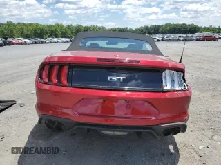 2022 Ford Mustang GT Premium with VIN 1FATP8FF1N5131263, listed as a Copart auction lot 59709614 with 3,692 mi miles and Salvage title. Bid and sale history available at DreamBid. Image 6.