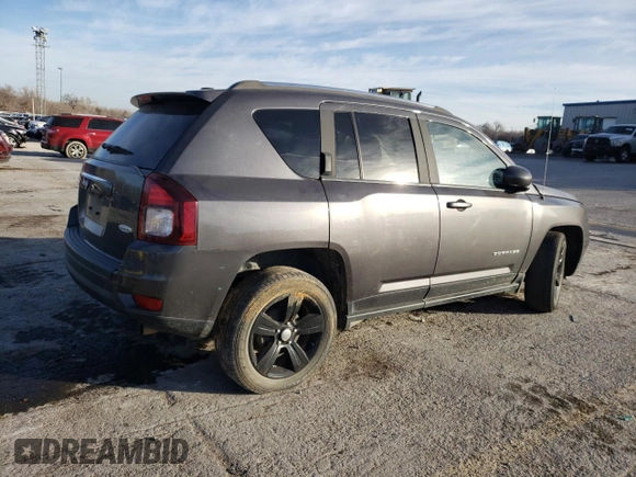 2015 Jeep Compass Latitude with VIN 1C4NJCEB2FD178430, listed as a Copart auction lot 36072293 with 57,652 mi miles. Bid and sale history available at carsss.com. Image 3.