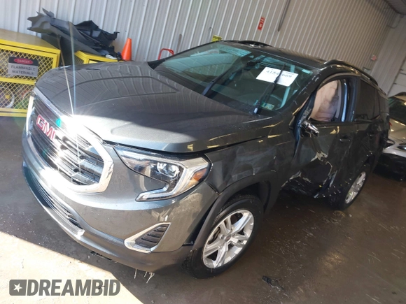 2021 GMC Terrain SLE with VIN 3GKALTEV7ML325517, listed as a IAAI auction lot 41541669 with 33,761 mi miles and . Bid and sale history available at carsss.com. Image 17.