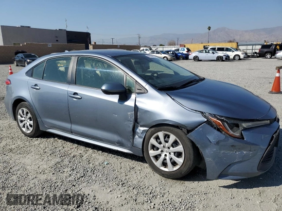2022 Toyota Corolla LE with VIN JTDEPMAE9NJ224159, listed as a Copart auction lot 46704655 with 44,133 mi miles and Salvage Title. Bid and sale history available at carsss.com. Image 4.