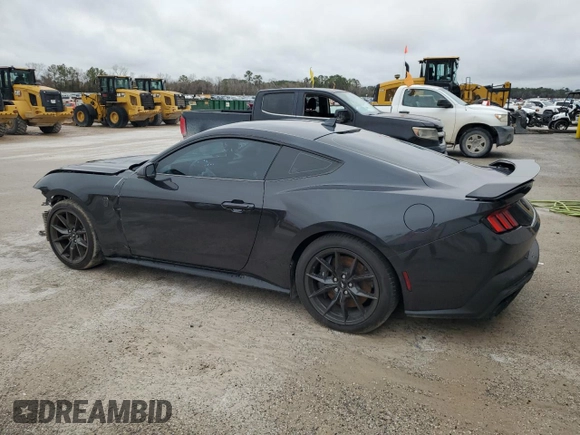2024 Ford Mustang Dark Horse with VIN 1FA6P8R04R5503740, listed as a Copart auction lot 42720915 with 8,524 mi miles and Salvage Title. Bid and sale history available at carsss.com. Image 2.