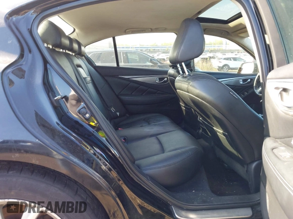 2014 Infiniti Q50 Sport with VIN JN1BV7AR4EM695845, listed as a IAAI auction lot 42147456 with 152,473 mi miles and . Bid and sale history available at DreamBid. Image 8.
