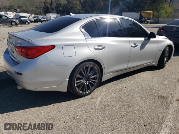 2016 Infiniti Q50 Red Sport 400 с VIN JN1FV7AP6GM420917, выставлен на аукционе Copart как лот 49864325 с пробегом 48 831 миль миль и Списание • Salvage title. История ставок и продаж доступна на DreamBid. Изображение 3.