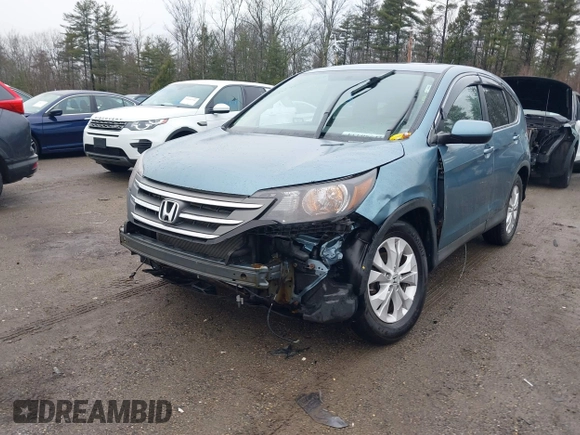 2013 Honda CR-V EX with VIN 5J6RM4H5XDL053452, listed as a IAAI auction lot 41790434 with 195,511 mi miles. Bid and sale history available at carsss.com. Image 6.