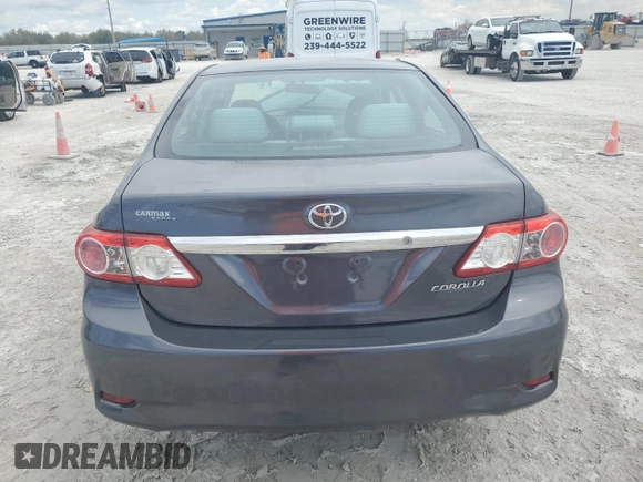 2013 Toyota Corolla L with VIN 2T1BU4EE7DC109415, listed as a Copart auction lot 47145595 with 0 mi miles and Salvage Title. Bid and sale history available at carsss.com. Image 6.