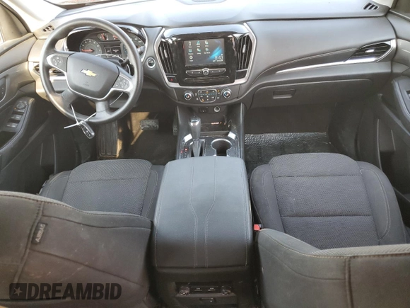 2018 Chevrolet Traverse LS with VIN 1GNEVLKW3JJ200822, listed as a Copart auction lot 69265254 with 128,829 mi miles and Salvage Title. Bid and sale history available at carsss.com. Image 8.
