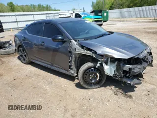 2023 Nissan Sentra SR with VIN 3N1AB8DV8PY271569, listed as a Copart auction lot 52112895 with 30,470 mi miles and Salvage Title. Bid and sale history available at DreamBid. Image 4.