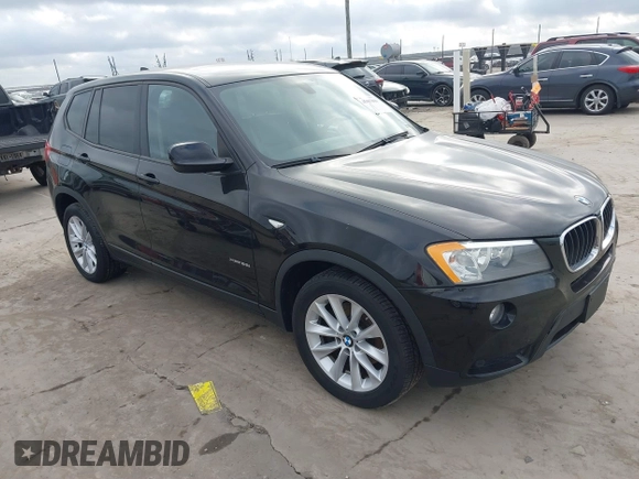 2014 BMW X3 xDrive28i with VIN 5UXWX9C50E0D25127, listed as a IAAI auction lot 41487866 with 117,576 mi miles and . Bid and sale history available at DreamBid. Image 1.
