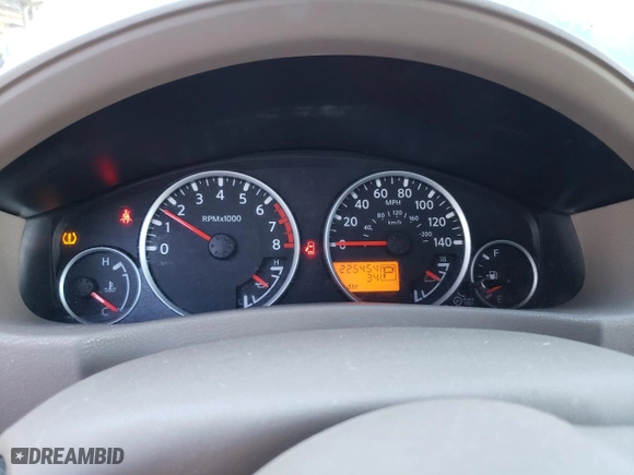 2008 Nissan Pathfinder S with VIN 5N1AR18U08C656826, listed as a Copart auction lot 59706093 with 225,454 mi miles and Salvage Title. Bid and sale history available at carsss.com. Image 9.