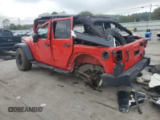 2015 Jeep Wrangler Unlimited Sport with VIN 1C4BJWDG3FL545083, listed as a Copart auction lot 73192874 with Not provided miles and Salvage title. Bid and sale history available at DreamBid. Image 2.