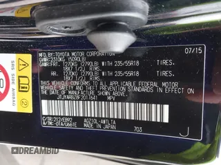 2015 Lexus NX 200t with VIN JTJYARBZ8F2017641, listed as a IAAI auction lot 41486580 with 118,247 mi miles and . Bid and sale history available at carsss.com. Image 9.