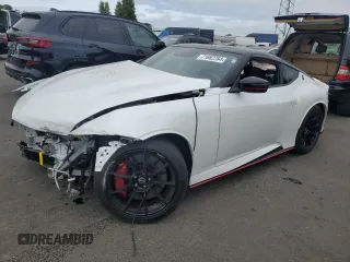2024 Nissan Z Nismo with VIN JN1BZ4CH7RM362763, listed as a Copart auction lot 71662764 with 3,339 mi miles and Salvage Title. Bid and sale history available at DreamBid. Image 1.
