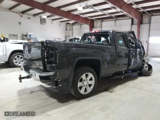 2015 GMC Sierra 1500 SLE with VIN 1GTV2UEC4FZ390910, listed as a Copart auction lot 48043215 with 75,608 mi miles and Salvage Title. Bid and sale history available at carsss.com. Image 3.