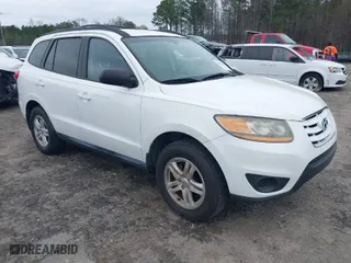 2010 Hyundai Santa Fe GLS with VIN 5NMSG3AB9AH408004, listed as a IAAI auction lot 41758022 with 102,061 mi miles. Bid and sale history available at carsss.com. Image 1.