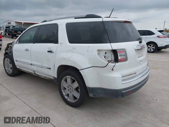 2017 GMC Acadia Limited z VIN 1GKKRSKD9HJ220872, wystawiony jako IAAI lot #41890169 z przebiegiem 160 412 mil mil oraz . Historia ofert i sprzedaży dostępna na DreamBid. Obrazek 3.