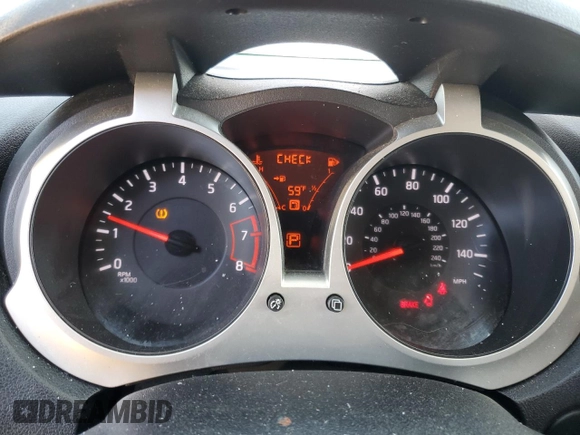 2013 Nissan Juke S with VIN JN8AF5MR9DT222005, listed as a Copart auction lot 46606875 with 0 mi miles and Salvage Title. Bid and sale history available at carsss.com. Image 9.