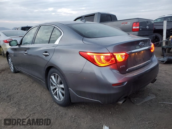 2017 Infiniti Q50 3.0t Signature Edition with VIN JN1EV7AR5HM830753, listed as a Copart auction lot 87638085 with 20,743 mi miles and Salvage Title. Bid and sale history available at carsss.com. Image 2.