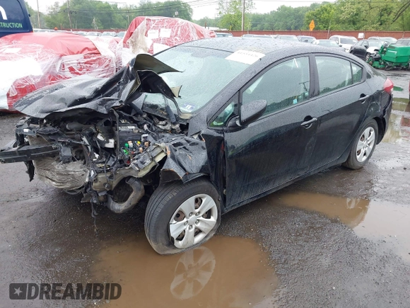 2017 Kia Forte LX with VIN 3KPFK4A78HE036223, listed as a IAAI auction lot 41554426 with 14,438 mi miles. Bid and sale history available at carsss.com. Image 22.