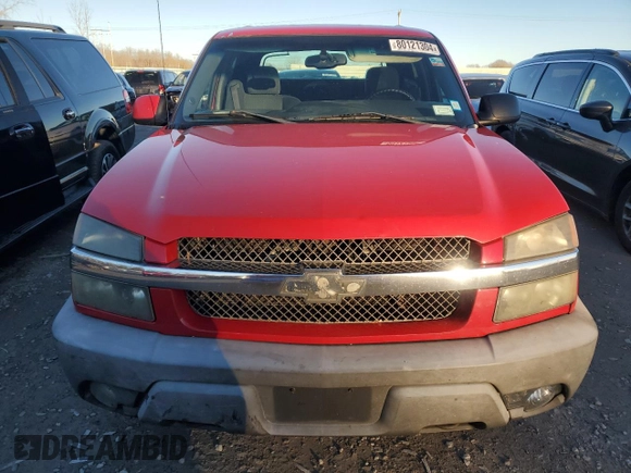 2004 Chevrolet Avalanche Z71 with VIN 3GNEK12T84G203109, listed as a Copart auction lot 80121304 with 150,453 mi miles and Salvage Title. Bid and sale history available at DreamBid. Image 5.