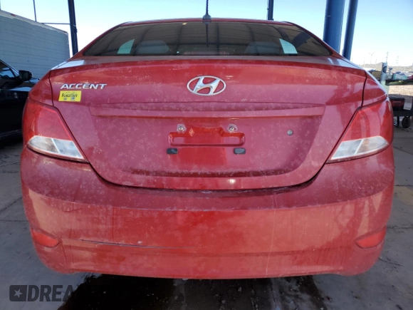2016 Hyundai Accent SE with VIN KMHCT4AE1GU030130, listed as a Copart auction lot 50201685 with 112,608 mi miles and Salvage Title. Bid and sale history available at carsss.com. Image 6.
