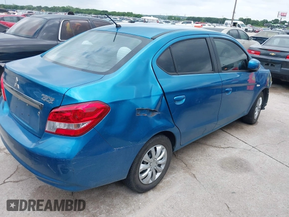 2017 Mitsubishi Mirage G4 ES with VIN ML32F3FJ5HHF07228, listed as a IAAI auction lot 42100048 with 149,303 mi miles. Bid and sale history available at carsss.com. Image 4.