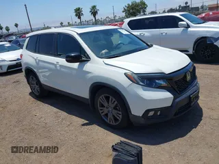 2019 Honda Passport EX-L with VIN 5FNYF7H56KB005380, listed as a IAAI auction lot 42403004 with 76,477 mi miles and . Bid and sale history available at DreamBid. Image 1.