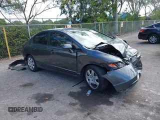 2010 Honda Civic LX with VIN 2HGFA1F58AH561450, listed as a IAAI auction lot 42155330 with 108,569 mi miles and . Bid and sale history available at DreamBid. Image 1.