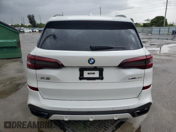 2021 BMW X5 sDrive40i with VIN 5UXCR4C01M9H47230, listed as a Copart auction lot 59798464 with 36,975 mi miles and Salvage title. Bid and sale history available at DreamBid. Image 6.