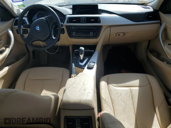 2015 BMW 3 Series 320i with VIN WBA3B1C54FK141216, listed as a Copart auction lot 43298484 with 130,646 mi miles and Salvage Title. Bid and sale history available at carsss.com. Image 8.