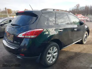 2013 Nissan Murano SL with VIN JN8AZ1MW0DW320487, listed as a IAAI auction lot 40760140 with 156,066 mi miles. Bid and sale history available at carsss.com. Image 4.