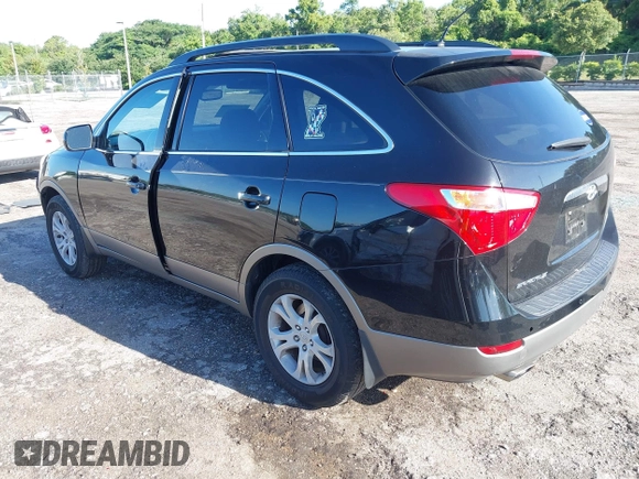2012 Hyundai Veracruz Limited with VIN KM8NU4CC0CU199390, listed as a IAAI auction lot 42516574 with 202,640 mi miles and . Bid and sale history available at DreamBid. Image 3.
