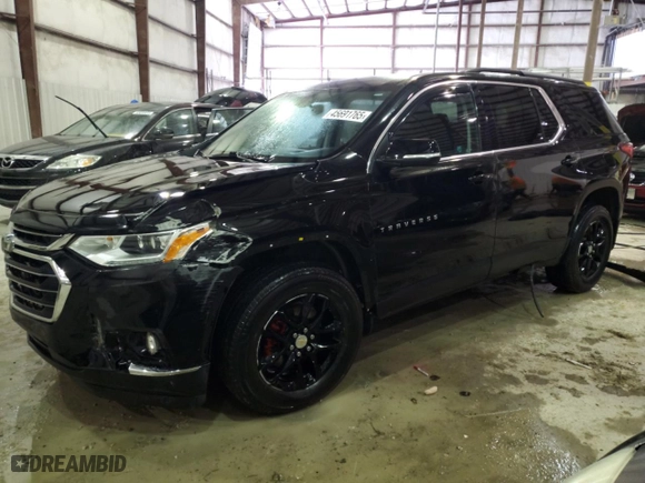 2021 Chevrolet Traverse LT Cloth with VIN 1GNEVGKW0MJ206749, listed as a Copart auction lot 45691765 with 62,539 mi miles and Salvage Title. Bid and sale history available at carsss.com. Image 1.