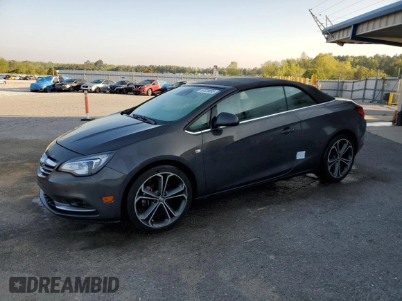 2016 Buick Cascada Premium with VIN W04WT3N56GG110683, listed as a Copart auction lot 52326895 with 76,680 mi miles and Non Repairable. Bid and sale history available at DreamBid. Image 1.