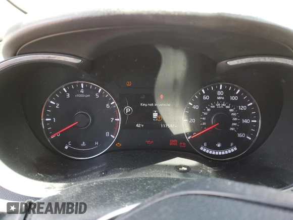 2017 Kia Forte S with VIN 3KPFL4A74HE054733, listed as a Copart auction lot 51148895 with 117,542 mi miles and Clean Title. Bid and sale history available at DreamBid. Image 9.