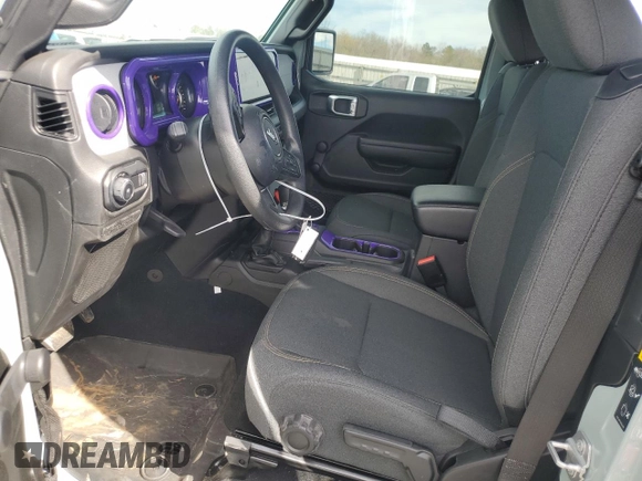 2024 Jeep Wrangler Sport S z VIN 1C4PJXAG4RW313496, wystawiony jako Copart lot #49688305 z przebiegiem 13 304 mil mil oraz Szkoda całkowita • Salvage title. Historia ofert i sprzedaży dostępna na DreamBid. Obrazek 7.