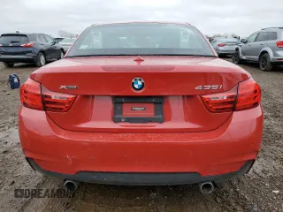 2015 BMW 4 Series 435i xDrive with VIN WBA3T7C58FP942542, listed as a Copart auction lot 78869484 with 75,392 mi miles and Salvage title. Bid and sale history available at DreamBid. Image 6.